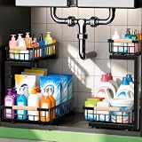 8 Best Under-Sink Kitchen Storage Racks to Maximize Cabinet Space
